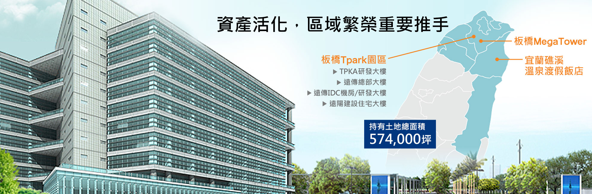 資產活化，區域繁榮重要推手